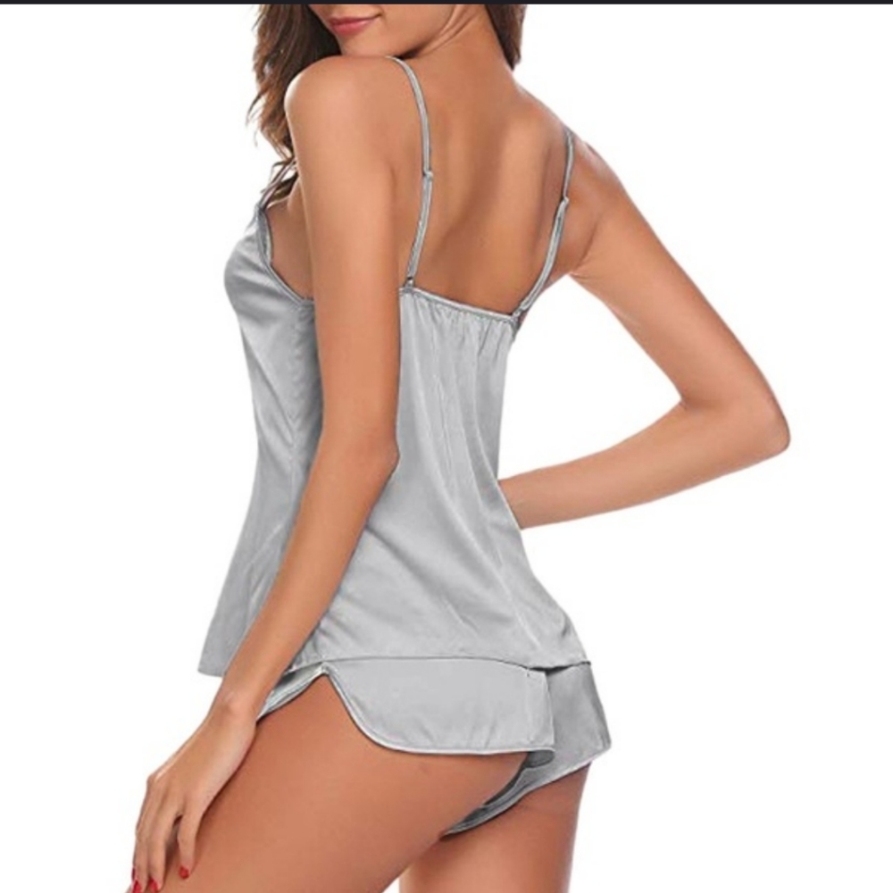 Womans silk pajama set